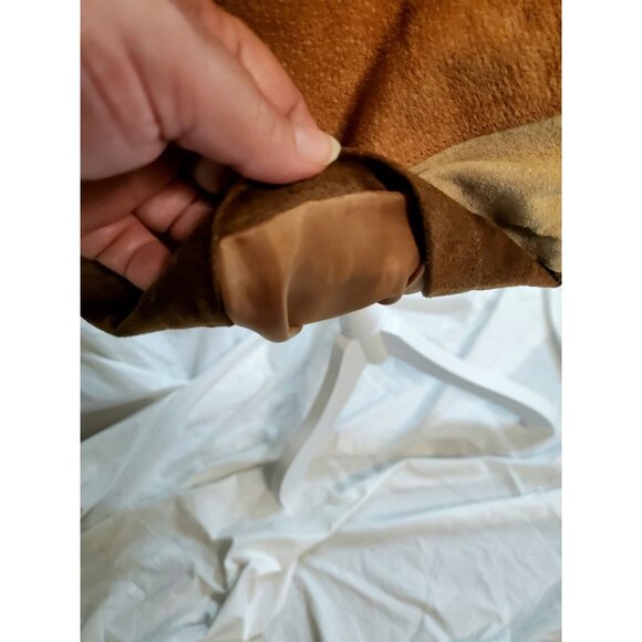 Vtg Rose Schott By Schott N.Y.C Genuine Leather Pencil Skirt Rare Boho Preppy XL - Picture 10 of 16